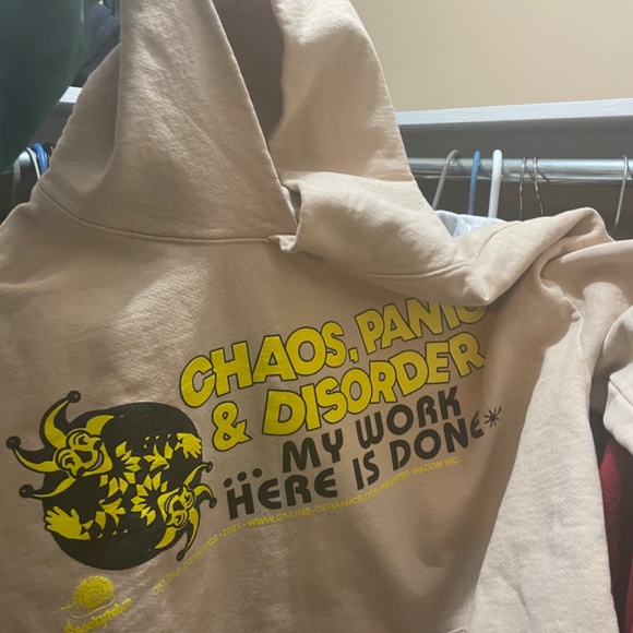 Online ceramics panic chaos disorder hoodie - Picture 5 of 6